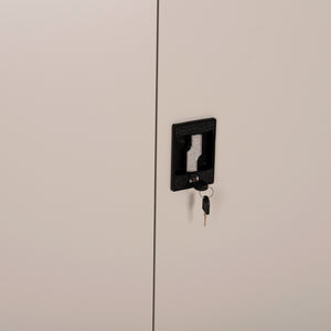 ΝΤΟΥΛΑΠΑ ΜΕΤΑΛΛΙΚΗ CLOD HM5961.11 2ΦΥΛΛΗ ΜΕ ΧΩΡΙΣΜΑ ΑΝΟΙΧΤΟ ΓΚΡΙ 90Χ40Χ180Yεκ. - Pakobazaar