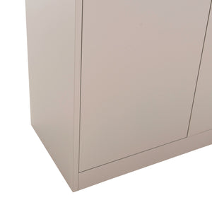 ΝΤΟΥΛΑΠΑ ΜΕΤΑΛΛΙΚΗ CLOD HM5961.11 2ΦΥΛΛΗ ΜΕ ΧΩΡΙΣΜΑ ΑΝΟΙΧΤΟ ΓΚΡΙ 90Χ40Χ180Yεκ. - Pakobazaar