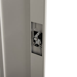ΝΤΟΥΛΑΠΑ ΜΕΤΑΛΛΙΚΗ DURON HM21000 ΔΙΦΥΛΛΗ ΜΕ 5 ΑΠΟΘ.ΧΩΡΟΥΣ & ΠΟΔΙΑ- ΓΚΡΙ 90Χ40Χ190Yεκ - Pakobazaar