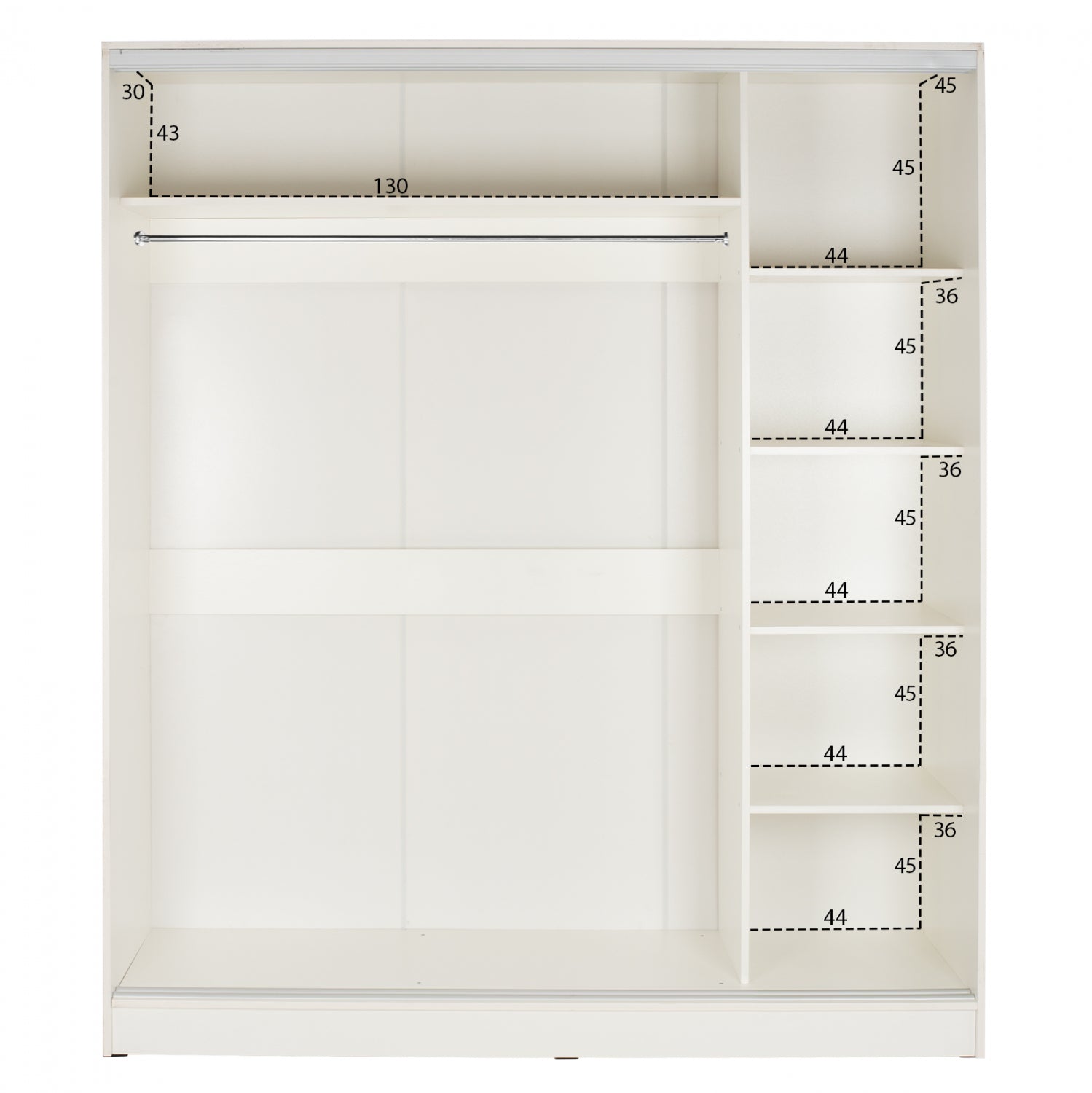 ΝΤΟΥΛΑΠΑ ΣΥΡΟΜΕΝΗ ADLER ΜΕΛΑΜΙΝΗΣ 120x60x220Yεκ. ΔΙΦΥΛΛΗ ΛΕΥΚΗ ΜΕ ΚΑΘΡΕΠΤΗ HM2460.03 - Pakobazaar
