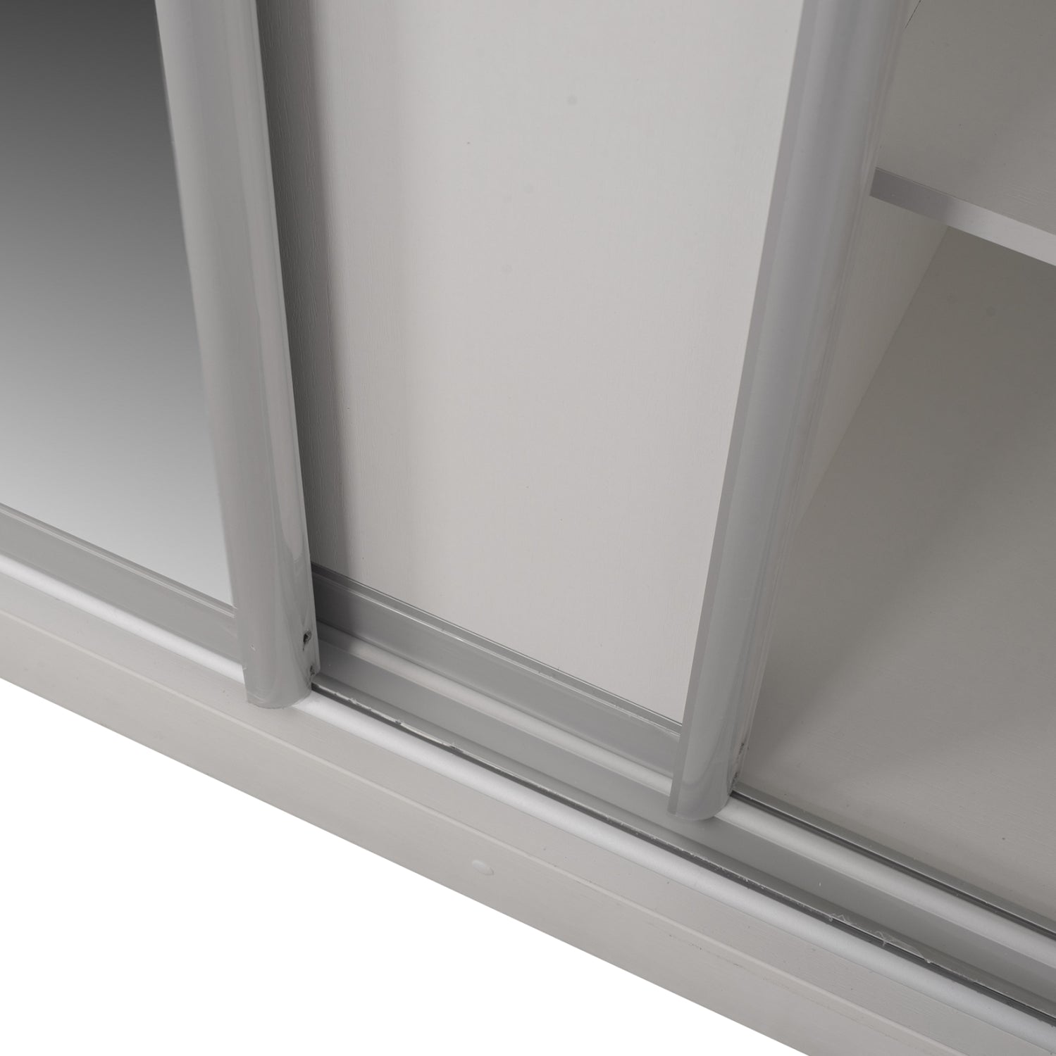 ΝΤΟΥΛΑΠΑ ΣΥΡΟΜΕΝΗ ADLER ΜΕΛΑΜΙΝΗΣ ΛΕΥΚΗ ΜΕ ΚΑΘΡΕΠΤΗ HM2435.03  200X60X210Υεκ - Pakobazaar