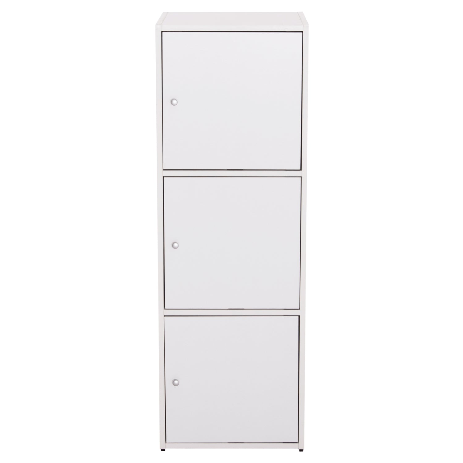 ΝΤΟΥΛΑΠΙ ΜΕ 3 ΑΠΟΘ. ΧΩΡΟΥΣ SORIANO HM9939.01 ΛΕΥΚΗ ΜΕΛΑΜΙΝΗ 40x39x119Υεκ. - Pakobazaar