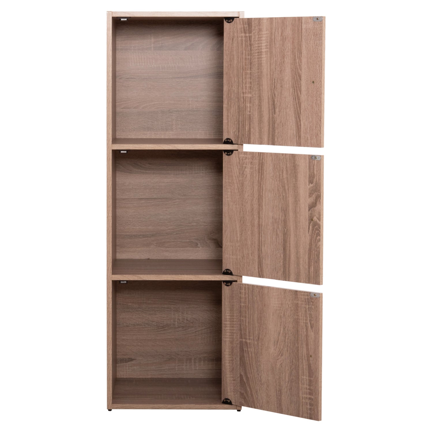 ΝΤΟΥΛΑΠΙ ΜΕ 3 ΑΠΟΘ. ΧΩΡΟΥΣ SORIANO HM9939.11 SONAMA OAK ΜΕΛΑΜΙΝΗ 40x39x119Υεκ. - Pakobazaar