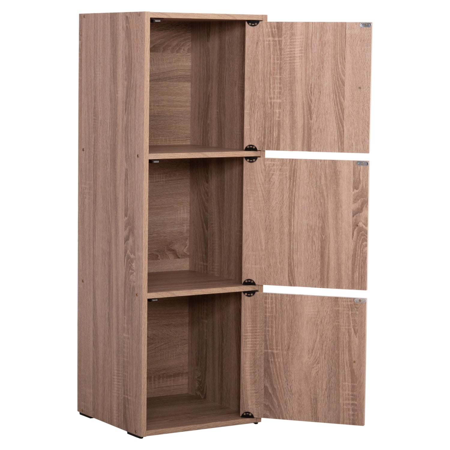 ΝΤΟΥΛΑΠΙ ΜΕ 3 ΑΠΟΘ. ΧΩΡΟΥΣ SORIANO HM9939.11 SONAMA OAK ΜΕΛΑΜΙΝΗ 40x39x119Υεκ. - Pakobazaar