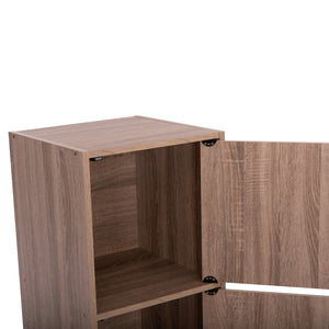 ΝΤΟΥΛΑΠΙ ΜΕ 3 ΑΠΟΘ. ΧΩΡΟΥΣ SORIANO HM9939.11 SONAMA OAK ΜΕΛΑΜΙΝΗ 40x39x119Υεκ. - Pakobazaar