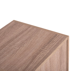 ΝΤΟΥΛΑΠΙ ΜΕ 3 ΑΠΟΘ. ΧΩΡΟΥΣ SORIANO HM9939.11 SONAMA OAK ΜΕΛΑΜΙΝΗ 40x39x119Υεκ. - Pakobazaar