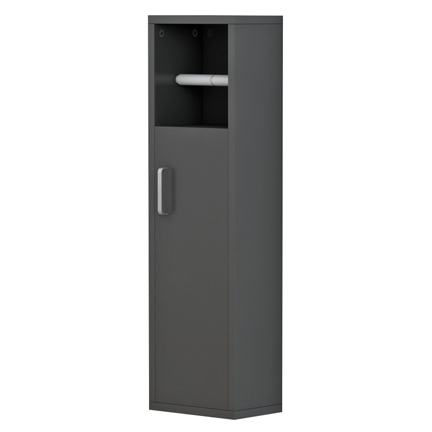 ΝΤΟΥΛΑΠΙ ΜΠΑΝΙΟΥ DAMIEN HM9025.11 ΜΕΛΑΜΙΝΗ ΑΝΘΡΑΚΙ 20x13x70Yεκ. - Pakobazaar