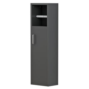 ΝΤΟΥΛΑΠΙ ΜΠΑΝΙΟΥ DAMIEN HM9025.11 ΜΕΛΑΜΙΝΗ ΑΝΘΡΑΚΙ 20x13x70Yεκ. - Pakobazaar