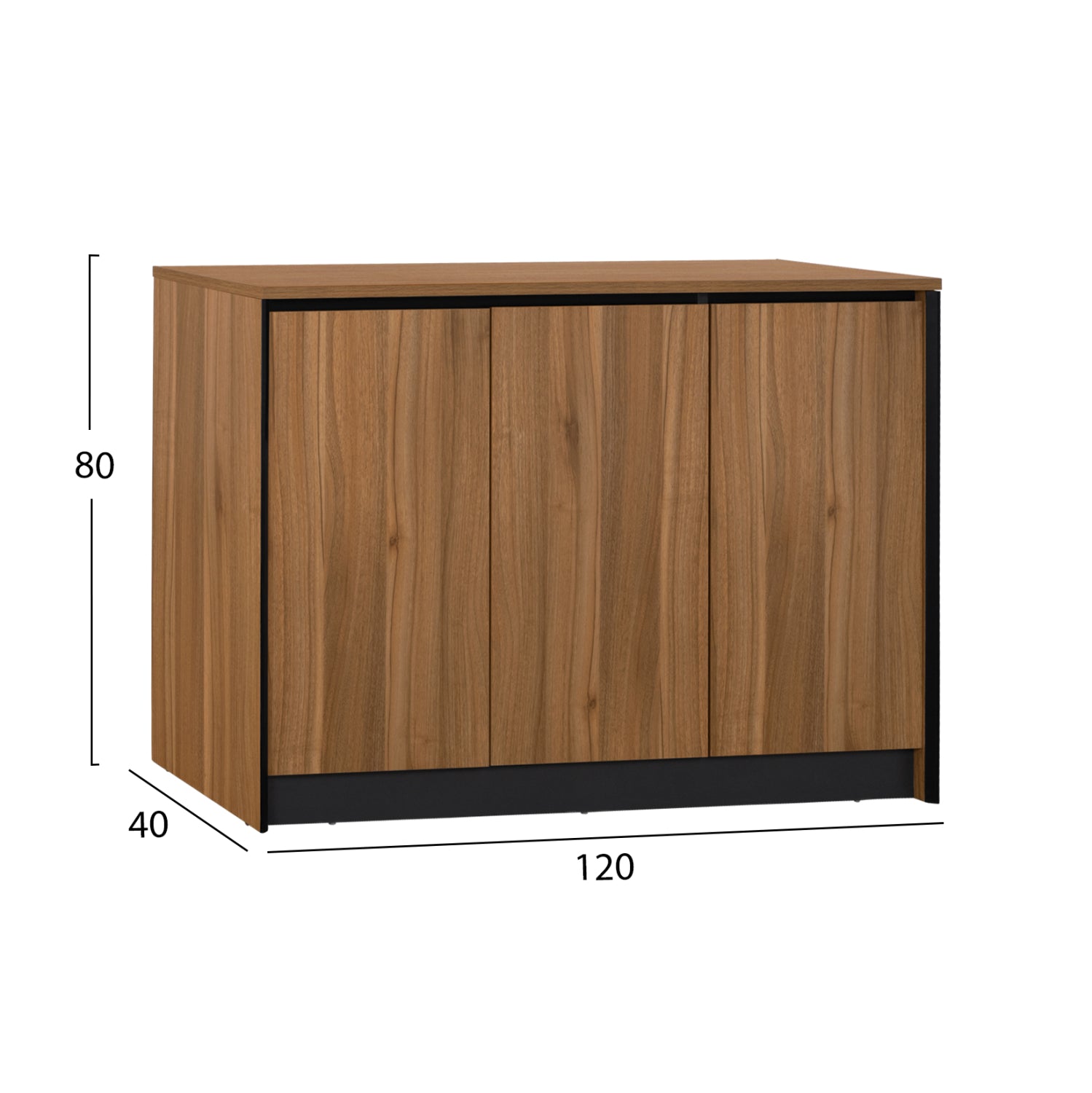 ΝΤΟΥΛΑΠΙ ΓΡΑΦΕΙΟΥ SUPREME HM2357 ΜΕΛΑΜΙΝΗ ΣΕ HONEY OAK & ΓΚΡΙ 120x40x80Υεκ. - Pakobazaar