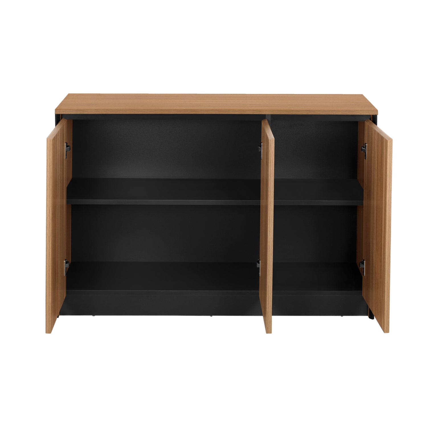 ΝΤΟΥΛΑΠΙ ΓΡΑΦΕΙΟΥ SUPREME HM2357 ΜΕΛΑΜΙΝΗ ΣΕ HONEY OAK & ΓΚΡΙ 120x40x80Υεκ. - Pakobazaar