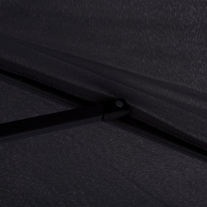 ΟΜΠΡΕΛΑ ΑΛΟΥΜΙΝΙΟΥ KACEN Φ250x236 εκ. ΜΕ 6 ΑΚΤΙΝΕΣ ΓΚΡΙ ΠΑΝΙ HM6030.10 - Pakobazaar
