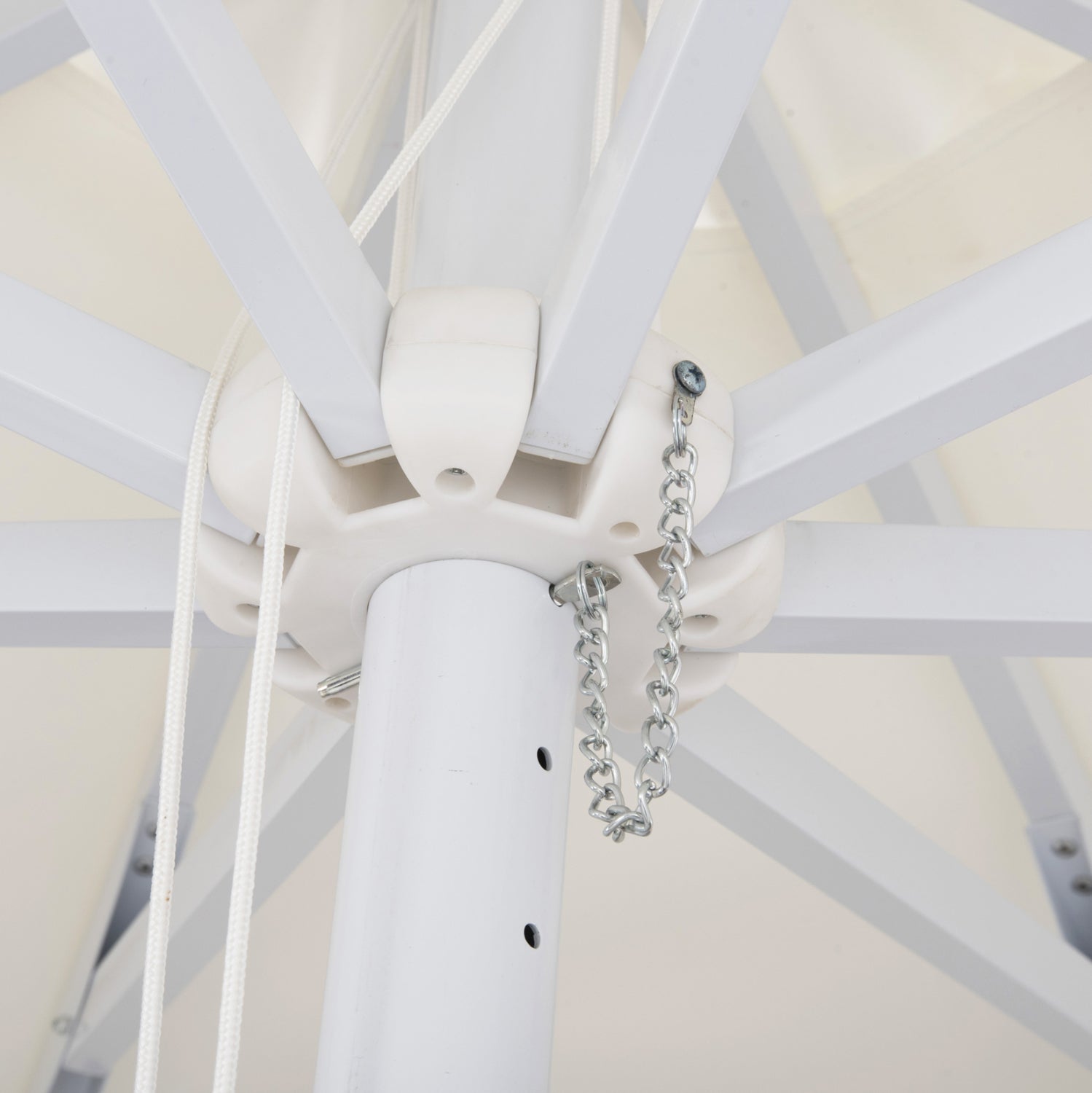 ΟΜΠΡΕΛΑ ΕΠΑΓΓΕΛΜΑΤΙΚΗ ALU 3Μ ΕΚΡΟΥ ΜΟΝΟΚΟΜΑΤΟΣ ΙΣΤΟΣ HM6006 - Pakobazaar