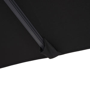 ΟΜΠΡΕΛΑ SHADER HM6025.03 ALU ΕΠΑΓΓΕΛΜΑΤΙΚΗ ΚΡΕΜΑΣΤΗ 3X3 360 ΜΟΙΡΩΝ ME ΜΑΥΡΟ ΑΚΡΥΛΙΚΟ ΠΑΝΙ - Pakobazaar
