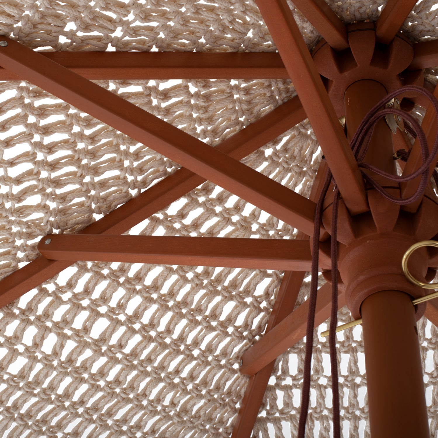 ΟΜΠΡΕΛΑ ΕΠΑΓΓΕΛΜΑΤΙΚΗ XENA ΜΑΚΡΑΜΕ ΧΕΙΡΟΠΟΙΗΤΗ ΜΠΕΖ ΞΥΛΙΝΟΣ ΣΚΕΛΕΤΟ Φ2.3X2.50Υm HM5779.01 - Pakobazaar