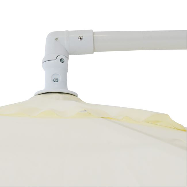 ΟΜΠΡΕΛΑ ΚΡΕΜΑΣΤΗ NOBLE Φ300x237cm. ΣΤΡΟΓΓΥΛΗ ΣΕ ΒΑΣΗ ΜΕ 4 ΠΟΔΙΑ HM6008 - Pakobazaar