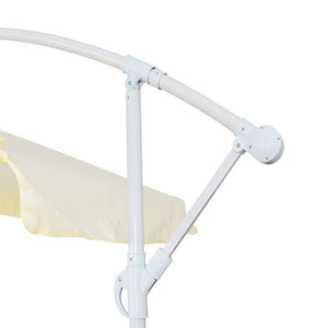 ΟΜΠΡΕΛΑ ΚΡΕΜΑΣΤΗ NOBLE Φ300x237cm. ΣΤΡΟΓΓΥΛΗ ΣΕ ΒΑΣΗ ΜΕ 4 ΠΟΔΙΑ HM6008 - Pakobazaar
