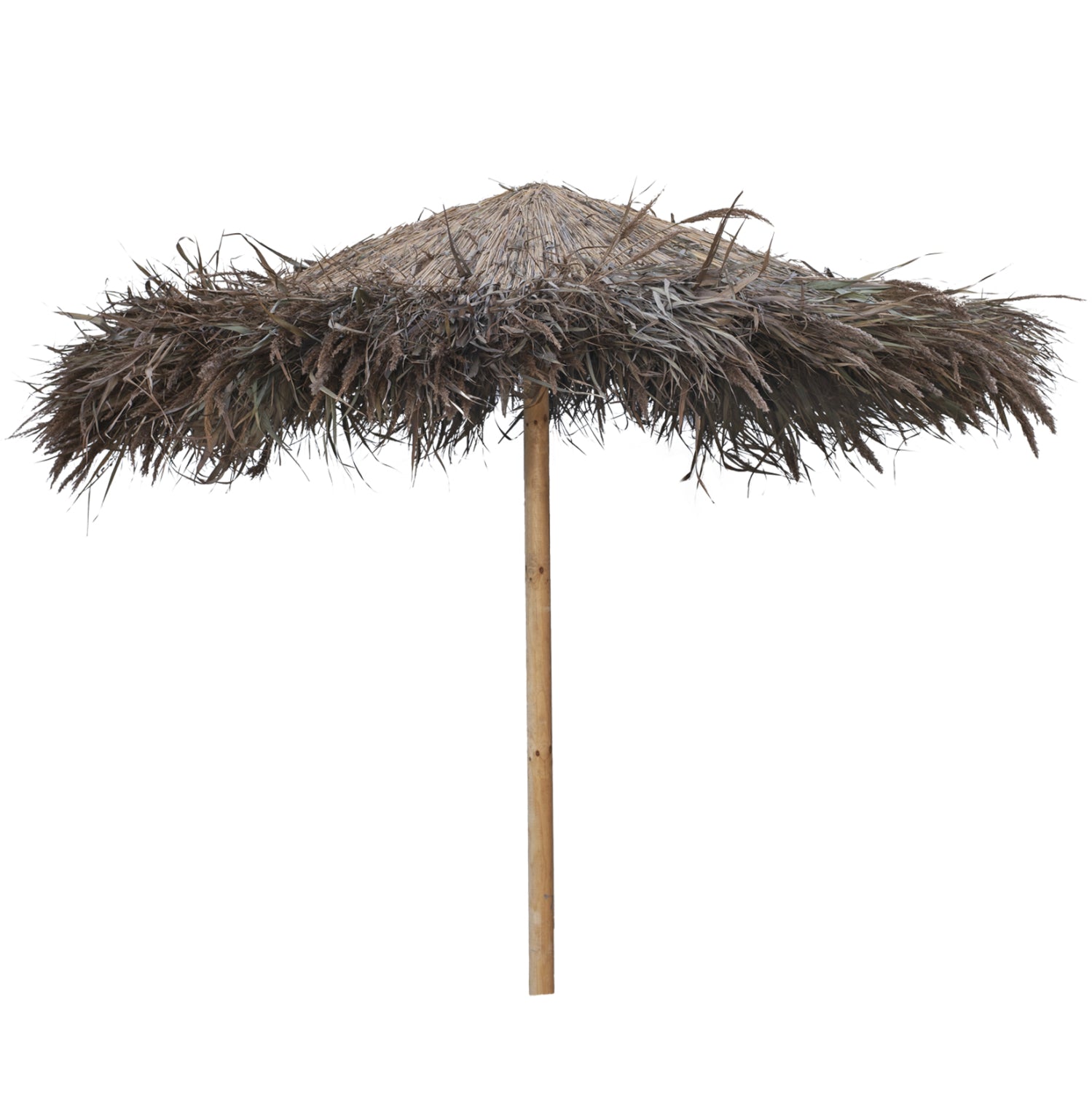 ΟΜΠΡΕΛΑ ΨΑΘΙΝΗ ΤΡΟΠΙΚΗ ΜΕ ΑΝΤΗΡΙΔΕΣ Φ240x270Υ εκ.HM5897 - Pakobazaar