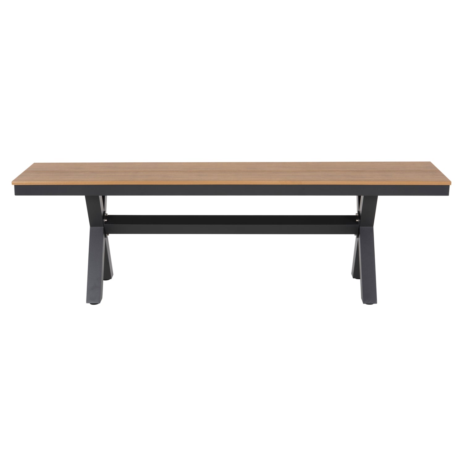 ΠΑΓΚΑΚΙ ΑΛΟΥΜΙΝΙΟΥ TAWNEE HM6038.01 ΑΝΘΡΑΚΙ ΜΕ POLYWOOD ΚΑΘΙΣΜΑ ΣΕ ΦΥΣΙΚΟ ΧΡΩΜΑ 150x36x45Υεκ. - Pakobazaar