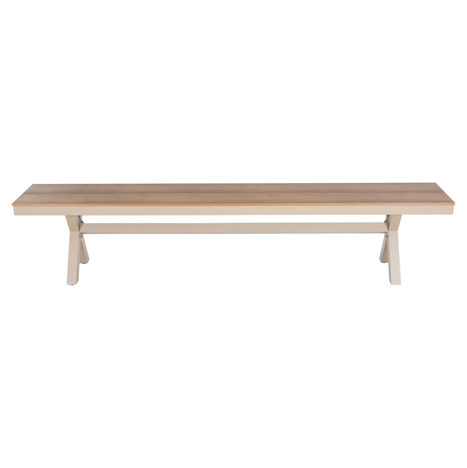ΠΑΓΚΑΚΙ ΑΛΟΥΜΙΝΙΟΥ TAWNEE HM6040.04 ΣΑΜΠΑΝΙ-POLYWOOD ΚΑΘΙΣΜΑ ΦΥΣΙΚΟ 220x36x44,5Υεκ. - Pakobazaar