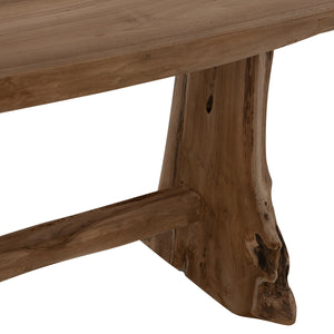 ΠΑΓΚΑΚΙ YEDI HM9347 ΑΠΟ ΜΑΣΙΦ ΞΥΛΟ TEAK ΦΥΣΙΚΟ 80X40X44Y εκ. - Pakobazaar