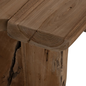 ΠΑΓΚΑΚΙ YEDI HM9347 ΑΠΟ ΜΑΣΙΦ ΞΥΛΟ TEAK ΦΥΣΙΚΟ 80X40X44Y εκ. - Pakobazaar