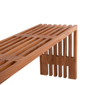 ΠΑΓΚΑΚΙ NYA HM9829 ΜΑΣΙΦ ΞΥΛΟ TEAK ΣΕ ΦΥΣΙΚΟ 139,5x34,5x48,5Υεκ. - Pakobazaar