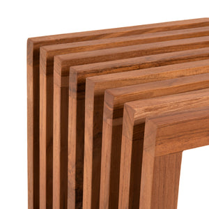 ΠΑΓΚΑΚΙ NYA HM9829 ΜΑΣΙΦ ΞΥΛΟ TEAK ΣΕ ΦΥΣΙΚΟ 139,5x34,5x48,5Υεκ. - Pakobazaar
