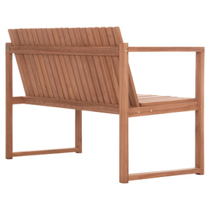 ΠΑΓΚΑΚΙ ΚΗΠΟΥ 2ΘΕΣΙΟ VED HM18124 ΞΥΛΟ TEAK--ΦΥΣΙΚΟ ΧΡΩΜΑ 130x60x86Υεκ. - Pakobazaar