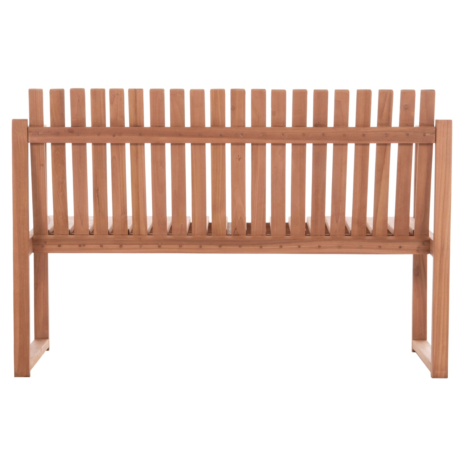 ΠΑΓΚΑΚΙ ΚΗΠΟΥ 2ΘΕΣΙΟ VED HM18124 ΞΥΛΟ TEAK--ΦΥΣΙΚΟ ΧΡΩΜΑ 130x60x86Υεκ. - Pakobazaar
