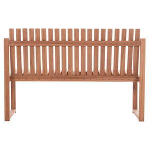 ΠΑΓΚΑΚΙ ΚΗΠΟΥ 2ΘΕΣΙΟ VED HM18124 ΞΥΛΟ TEAK--ΦΥΣΙΚΟ ΧΡΩΜΑ 130x60x86Υεκ. - Pakobazaar