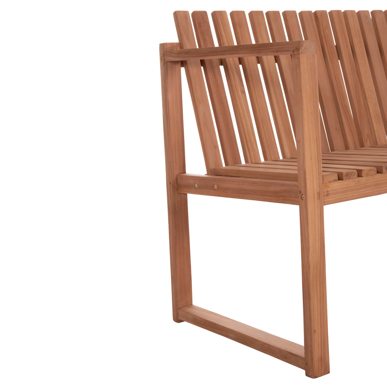 ΠΑΓΚΑΚΙ ΚΗΠΟΥ 2ΘΕΣΙΟ VED HM18124 ΞΥΛΟ TEAK--ΦΥΣΙΚΟ ΧΡΩΜΑ 130x60x86Υεκ. - Pakobazaar