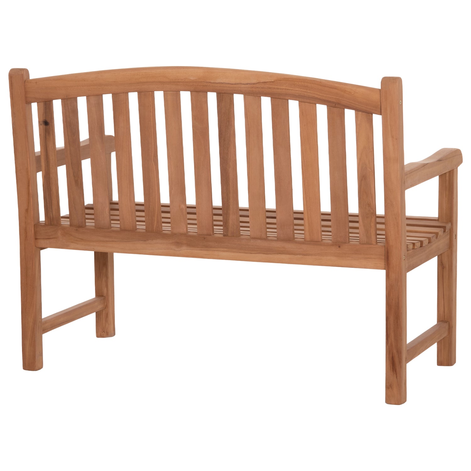 ΠΑΓΚΑΚΙ ΚΗΠΟΥ 2ΘΕΣΙΟ ELENA HM6651 ΞΥΛΟ TEAK--ΦΥΣΙΚΟ 120x60x95Υεκ. - Pakobazaar