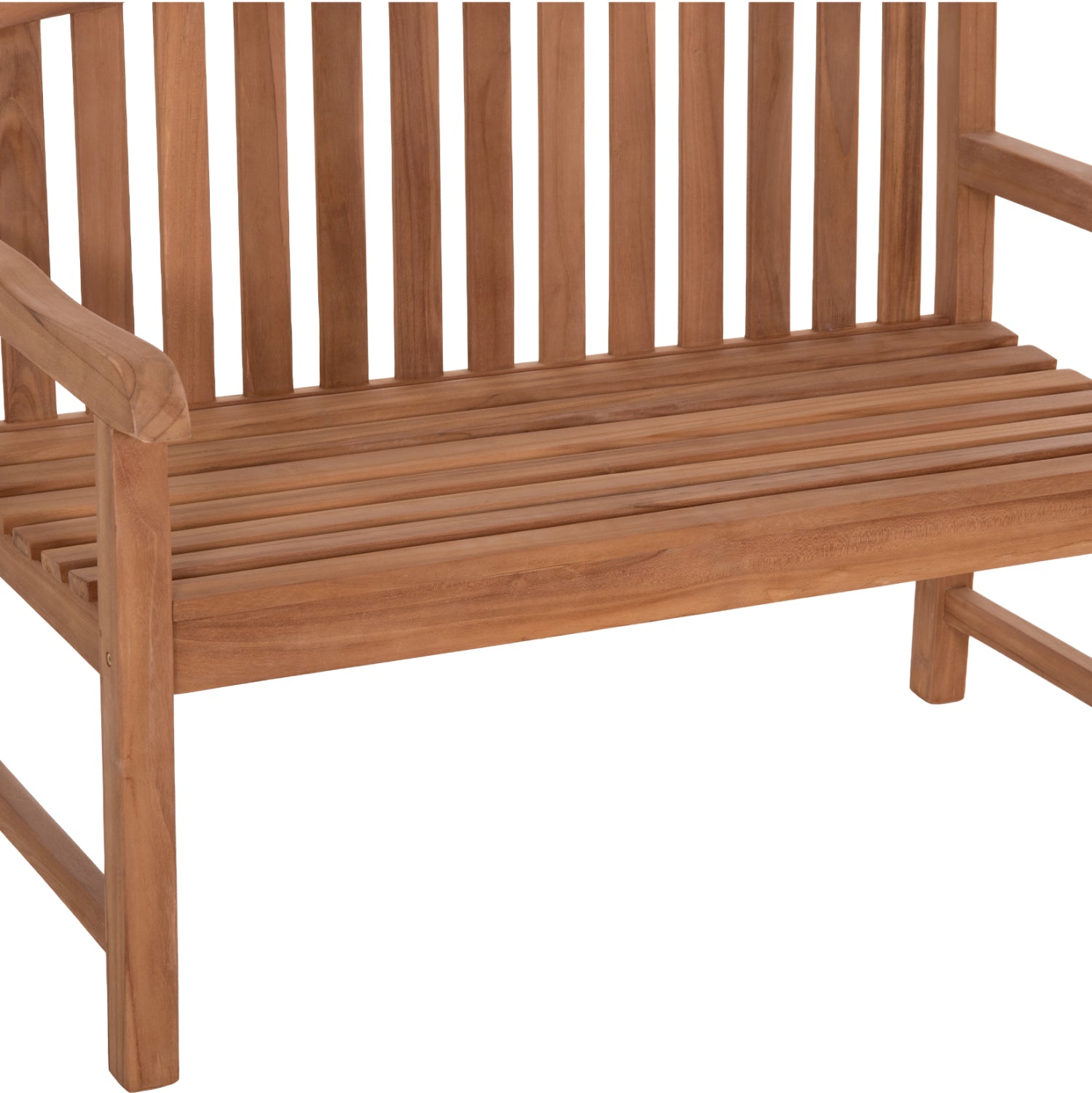 ΠΑΓΚΑΚΙ ΚΗΠΟΥ 2ΘΕΣΙΟ ELENA HM6651 ΞΥΛΟ TEAK--ΦΥΣΙΚΟ 120x60x95Υεκ. - Pakobazaar