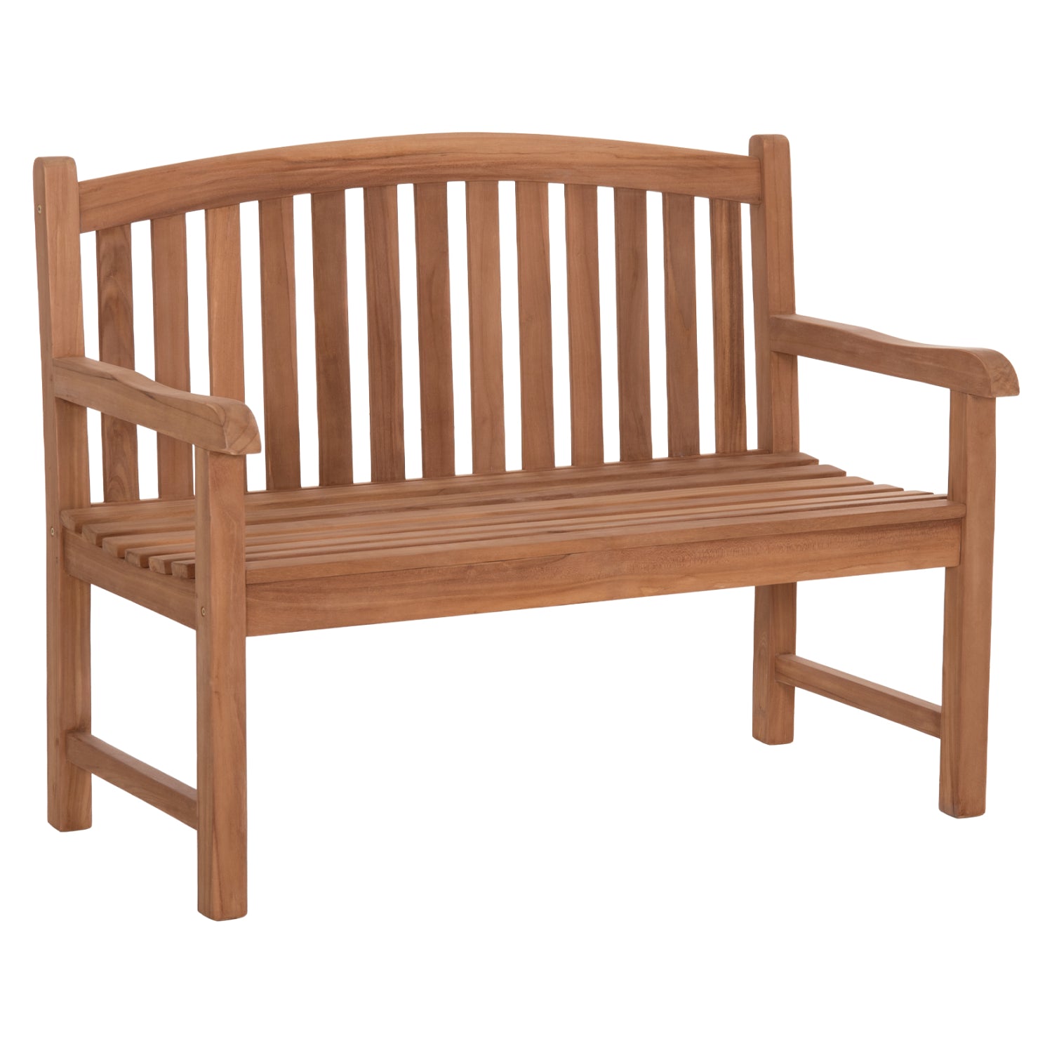 ΠΑΓΚΑΚΙ ΚΗΠΟΥ 2ΘΕΣΙΟ ELENA HM6651 ΞΥΛΟ TEAK--ΦΥΣΙΚΟ 120x60x95Υεκ. - Pakobazaar