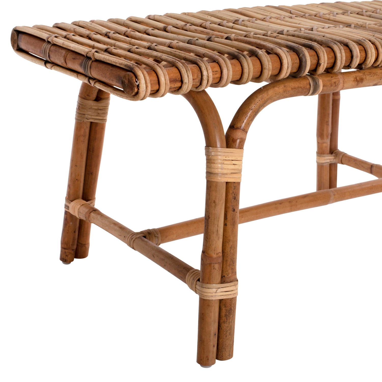 ΠΑΓΚΑΚΙ-ΜΠΑΓΚΑΖΙΕΡΑ ΞΕΝΟΔΟΧΕΙΟΥ ΑΠΟ RATTAN ΦΥΣΙΚΟ ΧΡΩΜΑ 90x42x48Υεκ.HM9480 - Pakobazaar