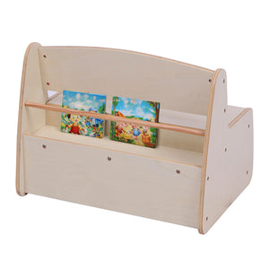 ΠΑΓΚΑΚΙ ΠΑΙΔΙΚΟ ΜΕ ΑΠΟΘ.ΧΩΡΟ RICKI HM18342.01 MDF & ΚΟΝΤΡΑΠΛΑΚΕ ΦΥΣΙΚΟ 63x44x48Υεκ - Pakobazaar