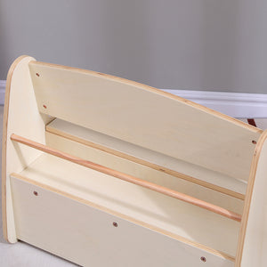 ΠΑΓΚΑΚΙ ΠΑΙΔΙΚΟ ΜΕ ΑΠΟΘ.ΧΩΡΟ RICKI HM18342.01 MDF & ΚΟΝΤΡΑΠΛΑΚΕ ΦΥΣΙΚΟ 63x44x48Υεκ - Pakobazaar