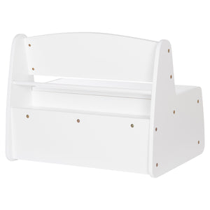 ΠΑΓΚΑΚΙ ΠΑΙΔΙΚΟ ΜΕ ΑΠΟΘ.ΧΩΡΟ RICKI HM18342.03 MDF & ΚΟΝΤΡΑΠΛΑΚΕ ΛΕΥΚΟ 63x43x47Υεκ - Pakobazaar