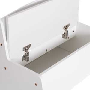 ΠΑΓΚΑΚΙ ΠΑΙΔΙΚΟ ΜΕ ΑΠΟΘ.ΧΩΡΟ RICKI HM18342.03 MDF & ΚΟΝΤΡΑΠΛΑΚΕ ΛΕΥΚΟ 63x43x47Υεκ - Pakobazaar