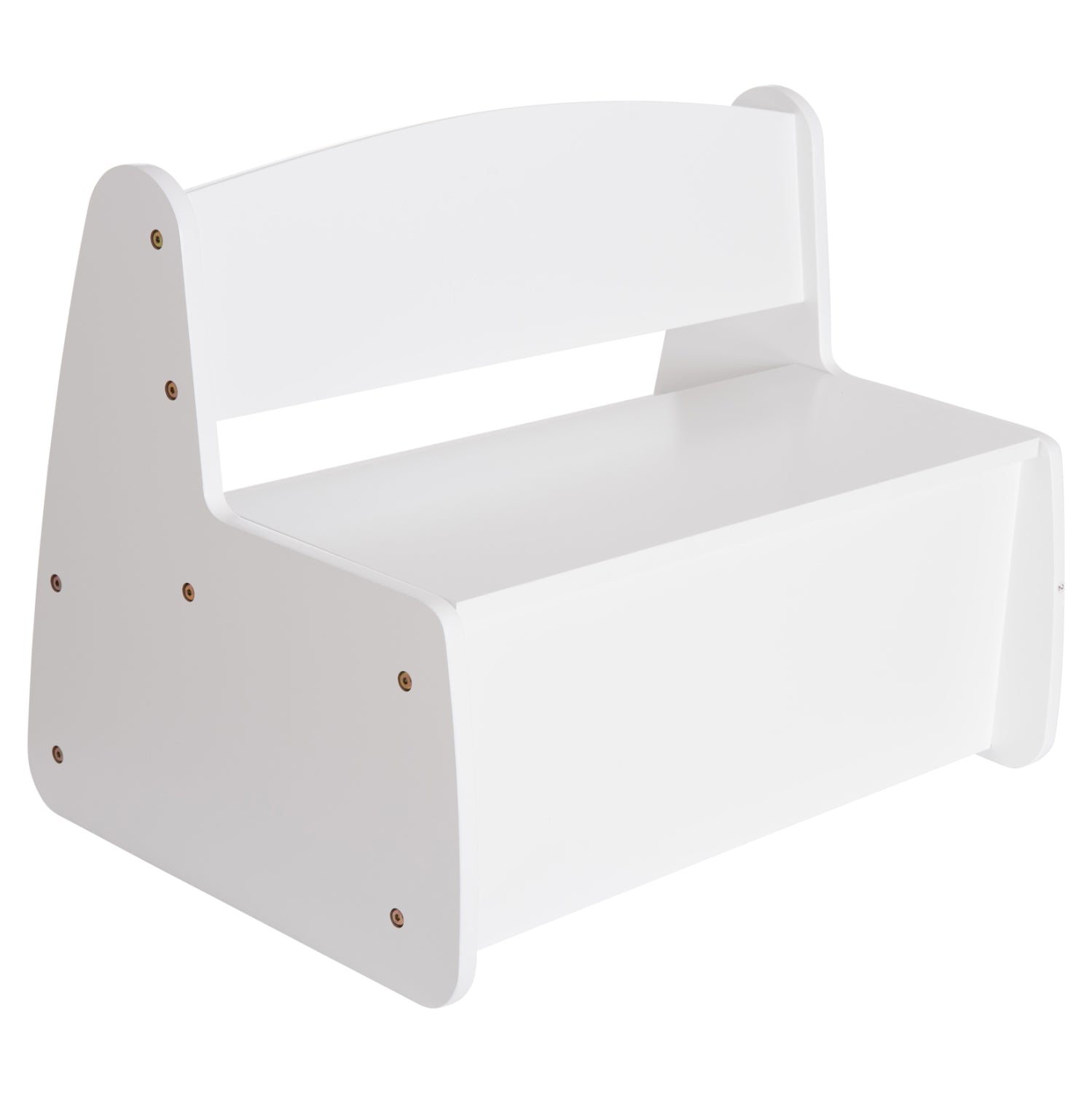 ΠΑΓΚΑΚΙ ΠΑΙΔΙΚΟ ΜΕ ΑΠΟΘ.ΧΩΡΟ RICKI HM18342.03 MDF & ΚΟΝΤΡΑΠΛΑΚΕ ΛΕΥΚΟ 63x43x47Υεκ - Pakobazaar
