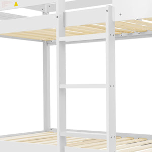 ΠΑΙΔΙΚΗ ΚΟΥΚΕΤΑ ΣΠΙΤΑΚΙ  τ.MONTESSORI HOOD HM705.03 ΞΥΛΟ ΠΕΥΚΟΥ ΣΕ ΛΕΥΚΟ-ΣΤΡΩΜΑΤΑ 190x90εκ - Pakobazaar