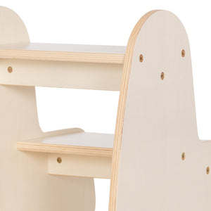 ΠΑΙΔΙΚΗ ΣΚΑΛΑ/ΣΚΑΜΠΟ RICKI HM18340.01 MDF & ΚΟΝΤΡΑΠΛΑΚΕ ΦΥΣΙΚΟ 33x43.5x40.5Υεκ - Pakobazaar