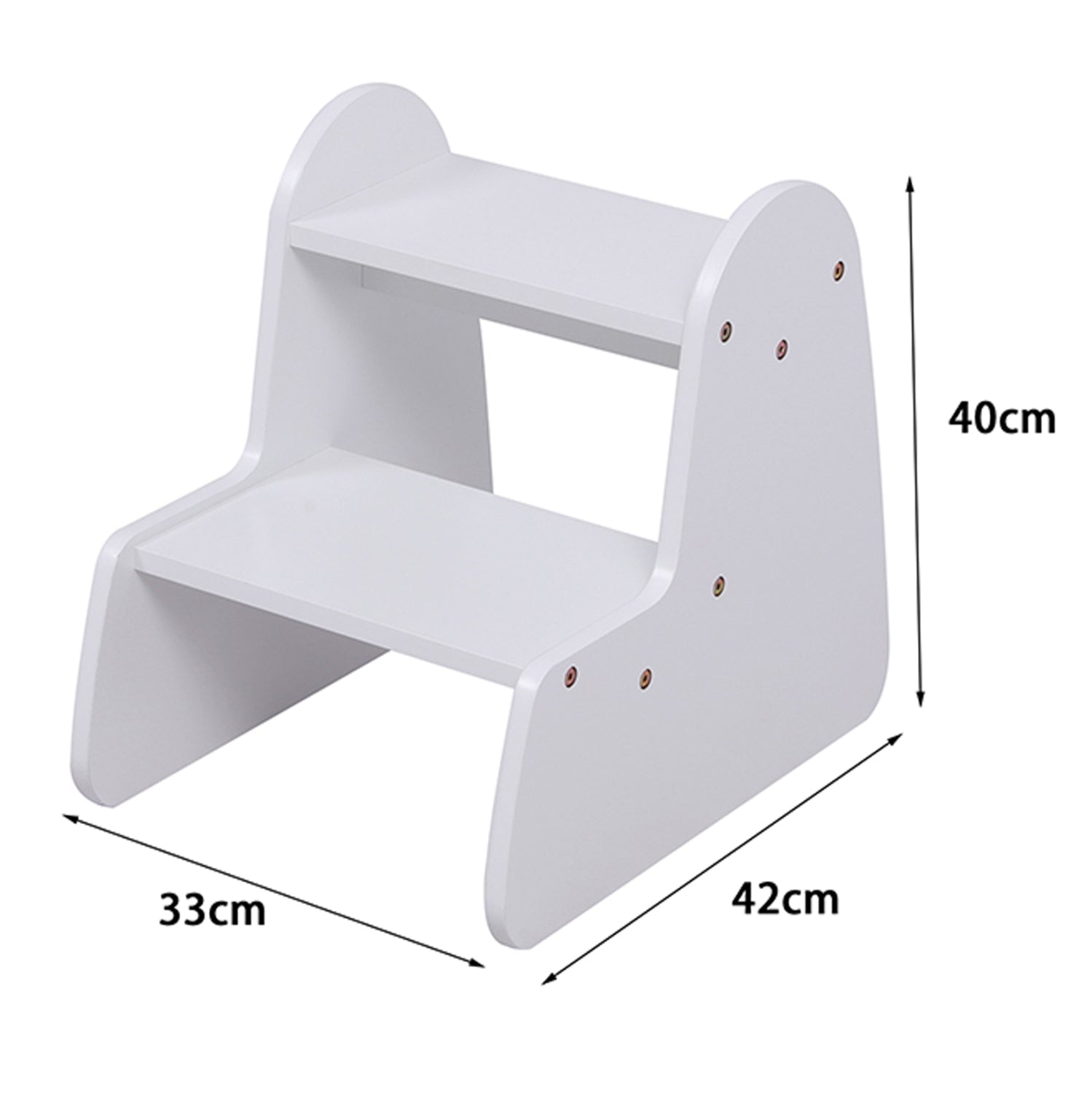 ΠΑΙΔΙΚΗ ΣΚΑΛΑ/ΣΚΑΜΠΟ RICKI HM18340.03 MDF & ΚΟΝΤΡΑΠΛΑΚΕ ΛΕΥΚΟ 33x43.5x40.5Υεκ - Pakobazaar