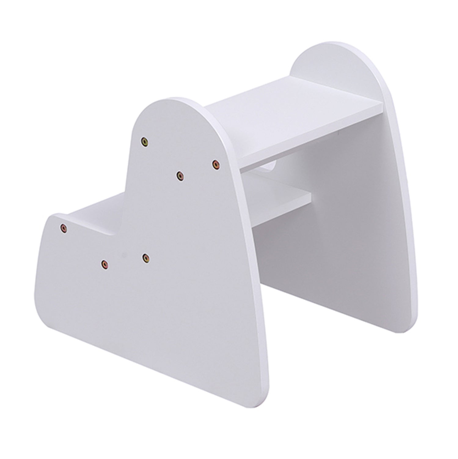 ΠΑΙΔΙΚΗ ΣΚΑΛΑ/ΣΚΑΜΠΟ RICKI HM18340.03 MDF & ΚΟΝΤΡΑΠΛΑΚΕ ΛΕΥΚΟ 33x43.5x40.5Υεκ - Pakobazaar