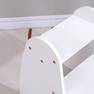 ΠΑΙΔΙΚΗ ΣΚΑΛΑ/ΣΚΑΜΠΟ RICKI HM18340.03 MDF & ΚΟΝΤΡΑΠΛΑΚΕ ΛΕΥΚΟ 33x43.5x40.5Υεκ - Pakobazaar