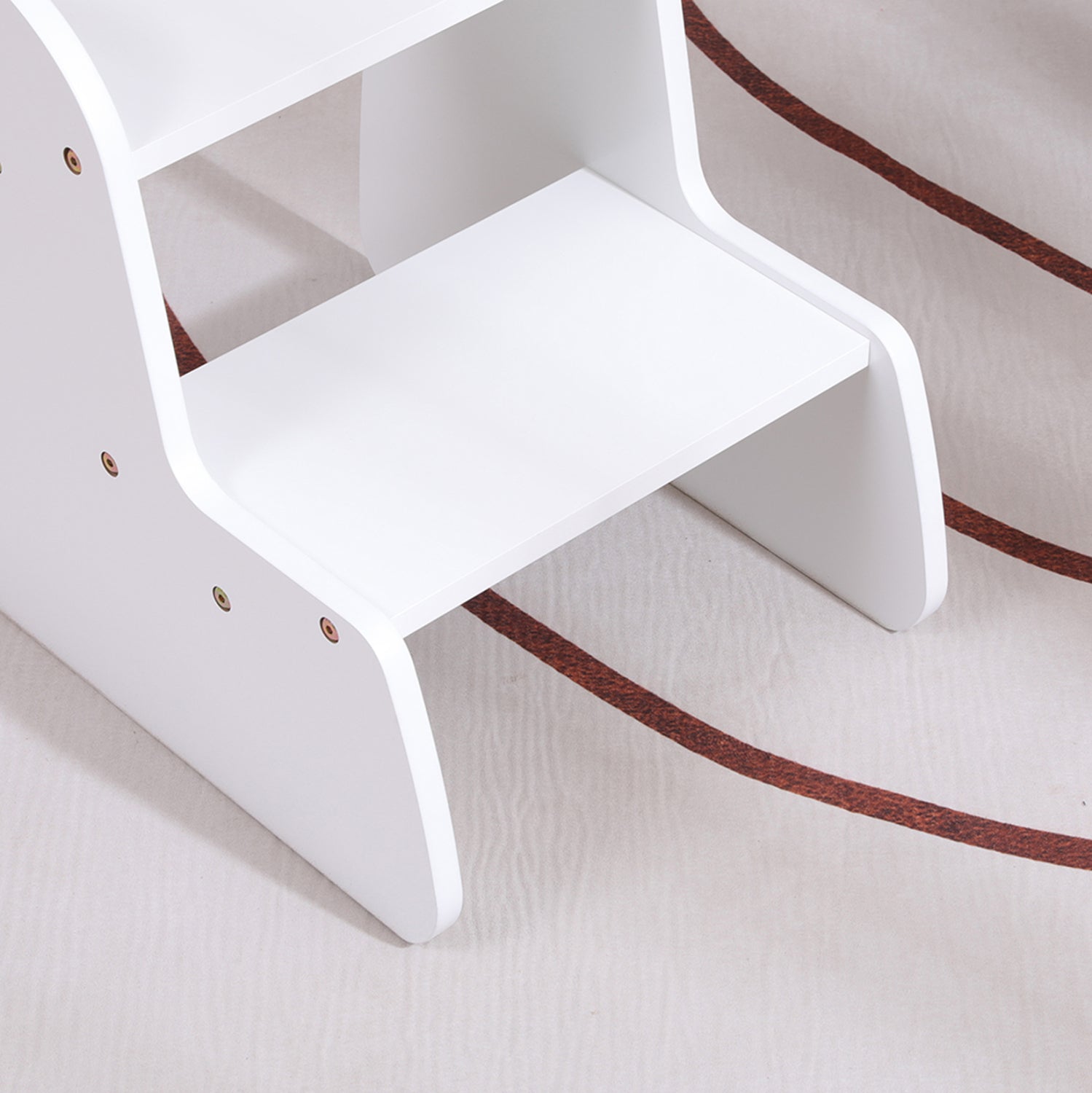 ΠΑΙΔΙΚΗ ΣΚΑΛΑ/ΣΚΑΜΠΟ RICKI HM18340.03 MDF & ΚΟΝΤΡΑΠΛΑΚΕ ΛΕΥΚΟ 33x43.5x40.5Υεκ - Pakobazaar