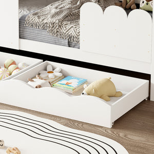 ΠΑΙΔΙΚΟ ΚΡΕΒΑΤΙ τ.MONTESSORI ΜΕ ΣΥΡΤΑΡΙΑ DOMER HM710.03 ΞΥΛΟ ΠΕΥΚΟΥ ΛΕΥΚΟ-ΣΤΡΩΜΑ 90x190εκ - Pakobazaar
