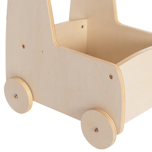 ΠΑΙΔΙΚΟ ΤΡΟΛΕΥ/ΚΑΡΟΤΣΑΚΙ RICKI HM18341.01 MDF & ΚΟΝΤΡΑΠΛΑΚΕ ΦΥΣΙΚΟ 33x45x50Υεκ - Pakobazaar