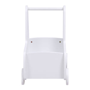 ΠΑΙΔΙΚΟ ΤΡΟΛΕΥ/ΚΑΡΟΤΣΑΚΙ RICKI HM18341.03 MDF & ΚΟΝΤΡΑΠΛΑΚΕ ΛΕΥΚΟ 33x45x50Υεκ - Pakobazaar