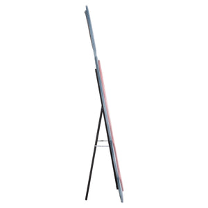 ΠΑΙΔΙΚΟΣ ΚΑΘΡΕΦΤΗΣ ΔΑΠΕΔΟΥ BUNNY HM4489.02 MDF ΡΟΖ & ΜΠΛΕ-ΜΑΥΡΟ STAND 80x162Υεκ. - Pakobazaar